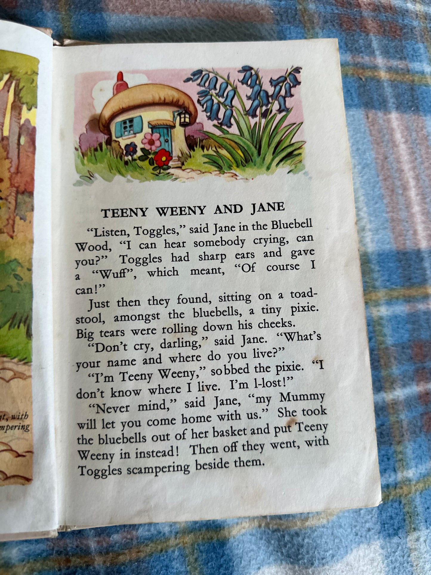 1966 Teeny Weeny & Jane - Illustrated by Norman T. Stephenson(Dean & Son Ltd) A Little Poppet Story