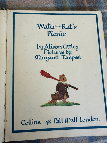 1943*1st* Water-Rat’s Picnic - Alison Uttley(Margaret Tempest)Collins
