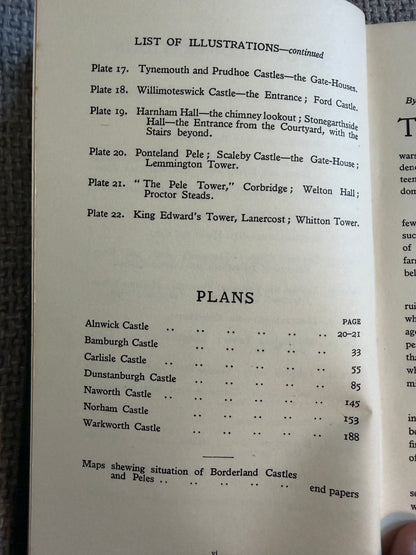 1939*1st* Borderland Castles & Peles - Robert Hugill (Ed J. Burrow & Co. Ltd)