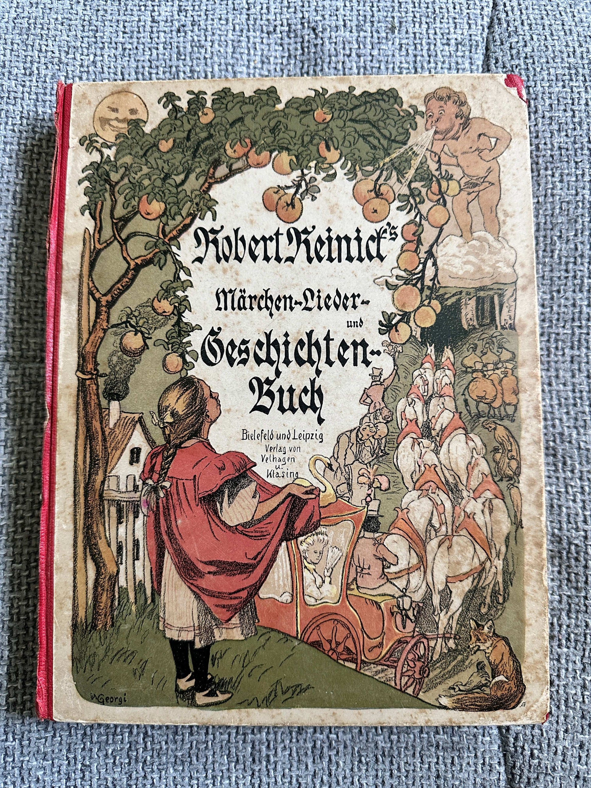 1912 Märchen Leider & Gefchichtenbuch - Robert Reinicks (Bielfeld & Leipzig) Fairy Stories