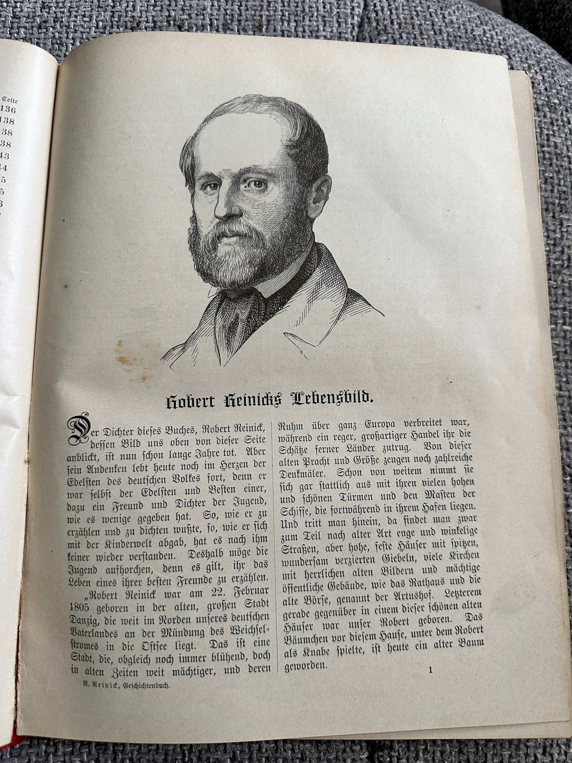 1912 Märchen Leider & Gefchichtenbuch - Robert Reinicks (Bielfeld & Leipzig) Fairy Stories