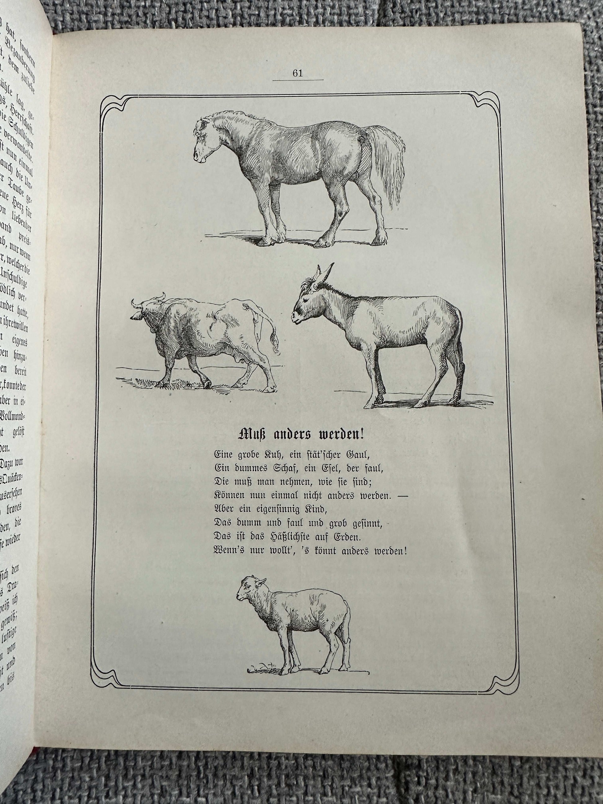 1912 Märchen Leider & Gefchichtenbuch - Robert Reinicks (Bielfeld & Leipzig) Fairy Stories