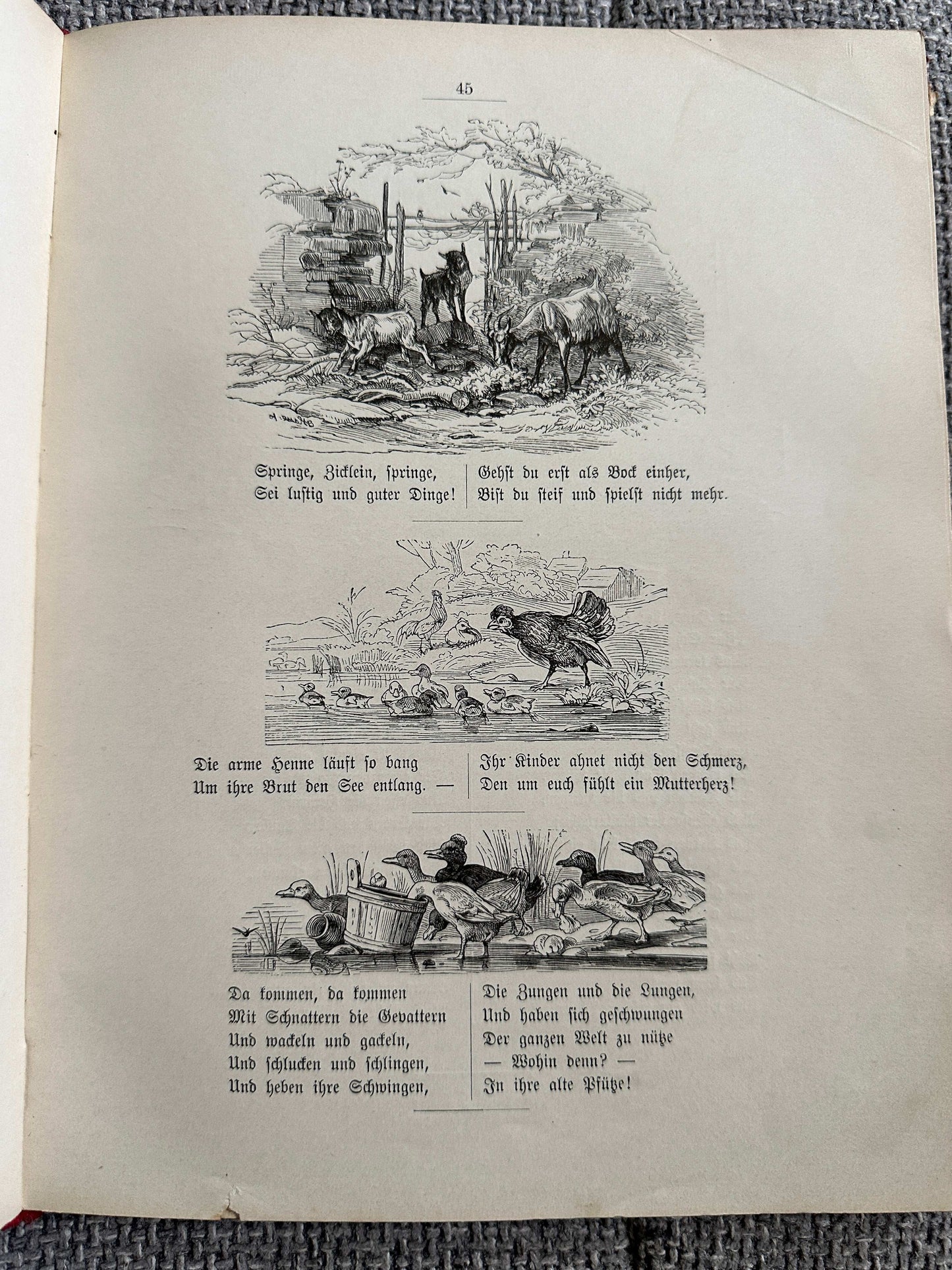 1912 Märchen Leider & Gefchichtenbuch - Robert Reinicks (Bielfeld & Leipzig) Fairy Stories