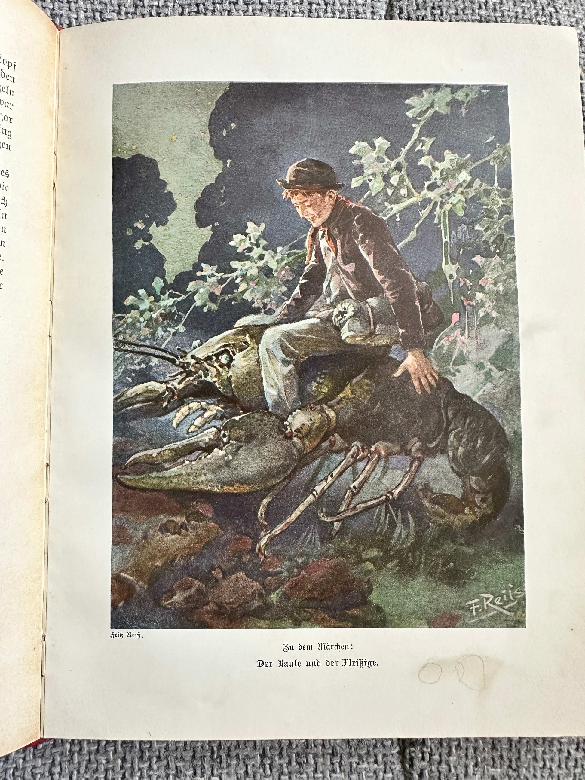 1912 Märchen Leider & Gefchichtenbuch - Robert Reinicks (Bielfeld & Leipzig) Fairy Stories