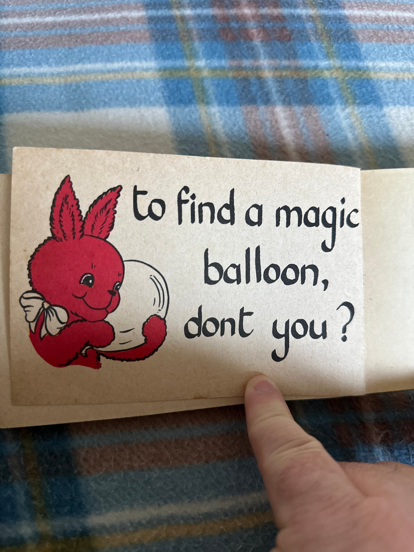 1950’s Bertie Bunny’s Magic Balloon - Mabette Jardine(Sandle Brothers)