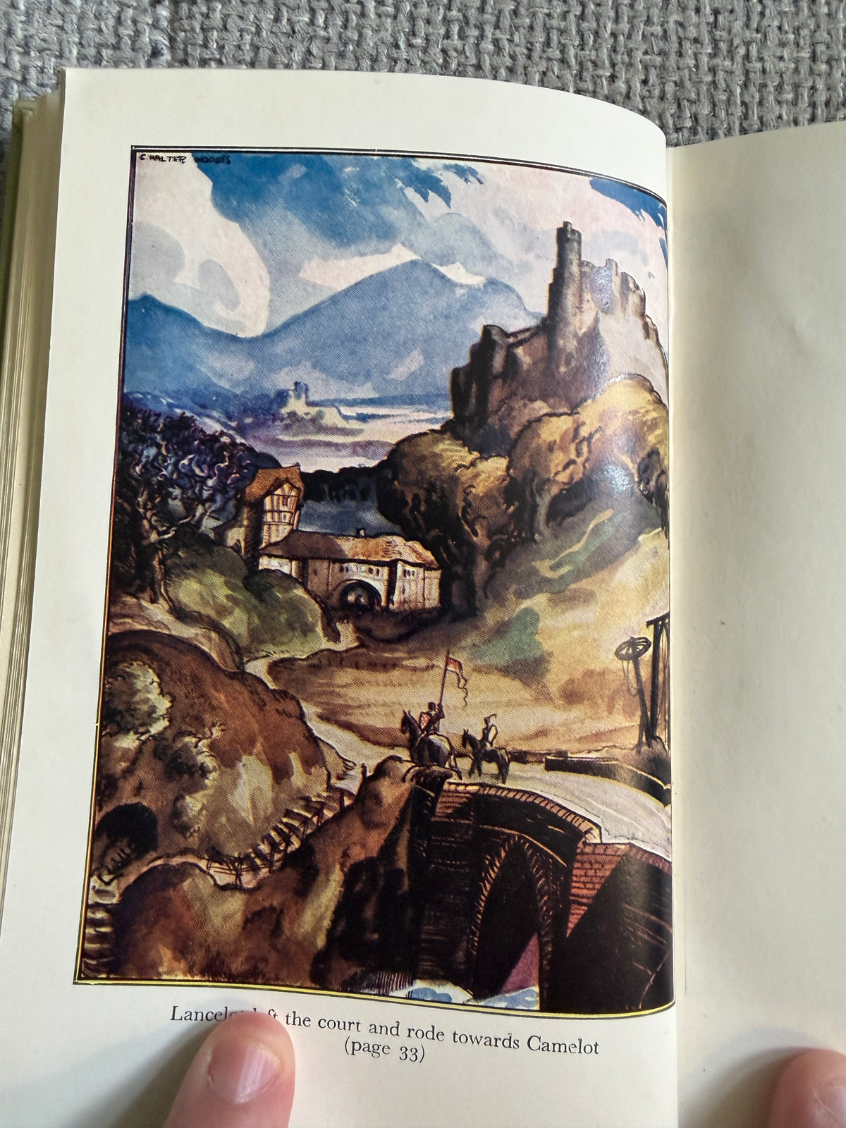 1950’s Stories Of King Arthur’s Knights - Mary MacGregor (C. Walter Hodges illust) Thomas Nelson & Sons Ltd.