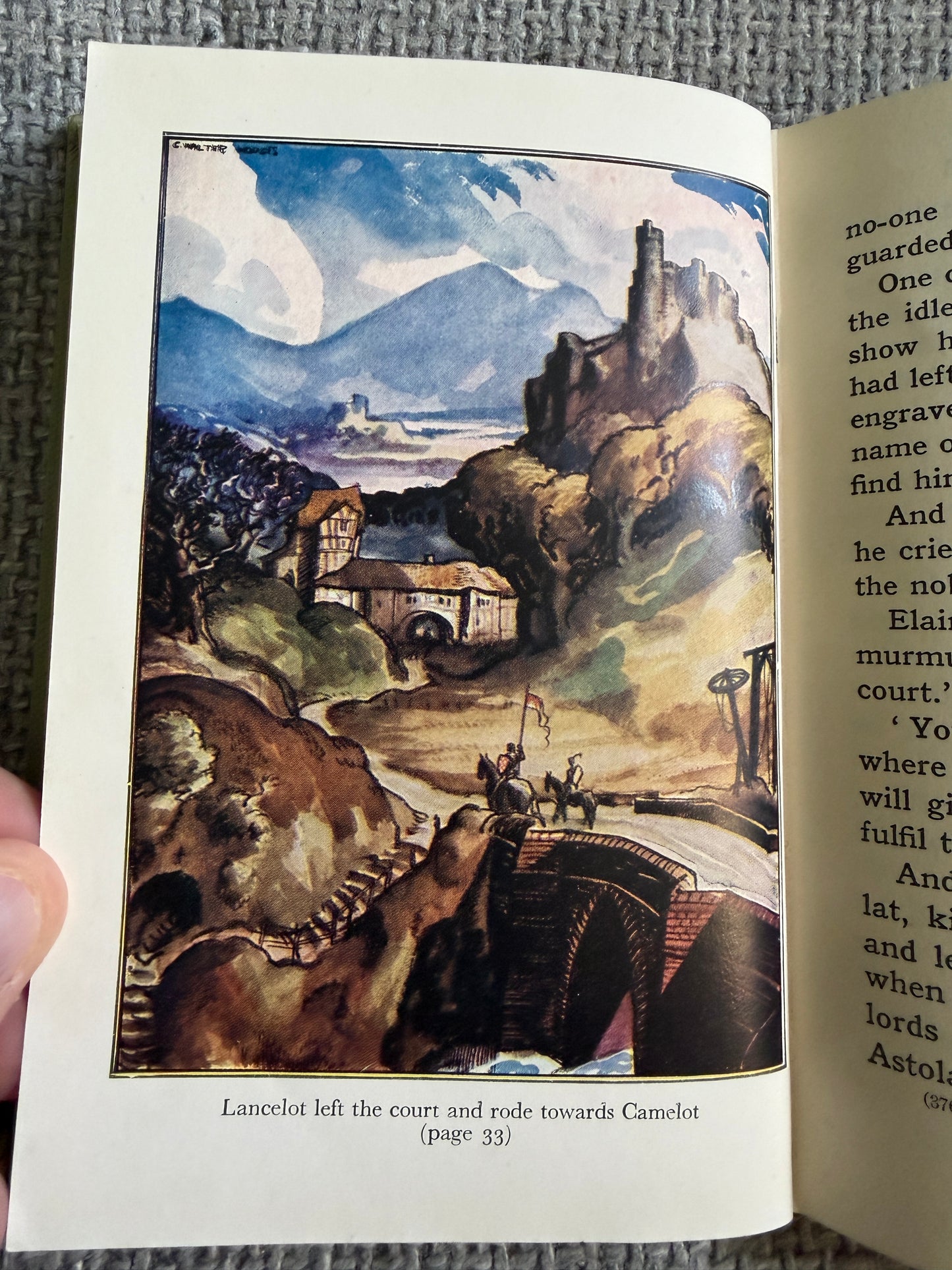 1950’s Stories Of King Arthur’s Knights - Mary MacGregor (C. Walter Hodges illust) Thomas Nelson & Sons Ltd.