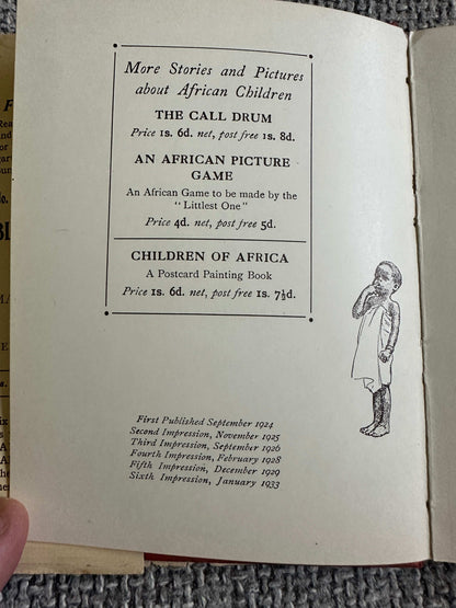 1933 Kembo A Little Girl Of Africa (The Nursery Series) Winifred E. Barnard (Elsie Anna Wood Illust)Edinburgh House Press