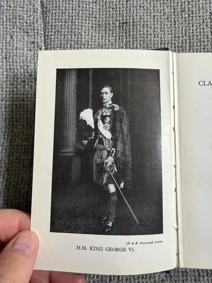 1949 The Clans & Tartans Of Scotland 🏴󠁧󠁢󠁳󠁣󠁴󠁿- Robert Bain (Collins Publisher)