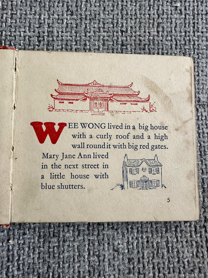 1942 Wee Wong & Mary Jane Ann: Playmate Books - Elsie H. Spriggs (The Livingstone Press)