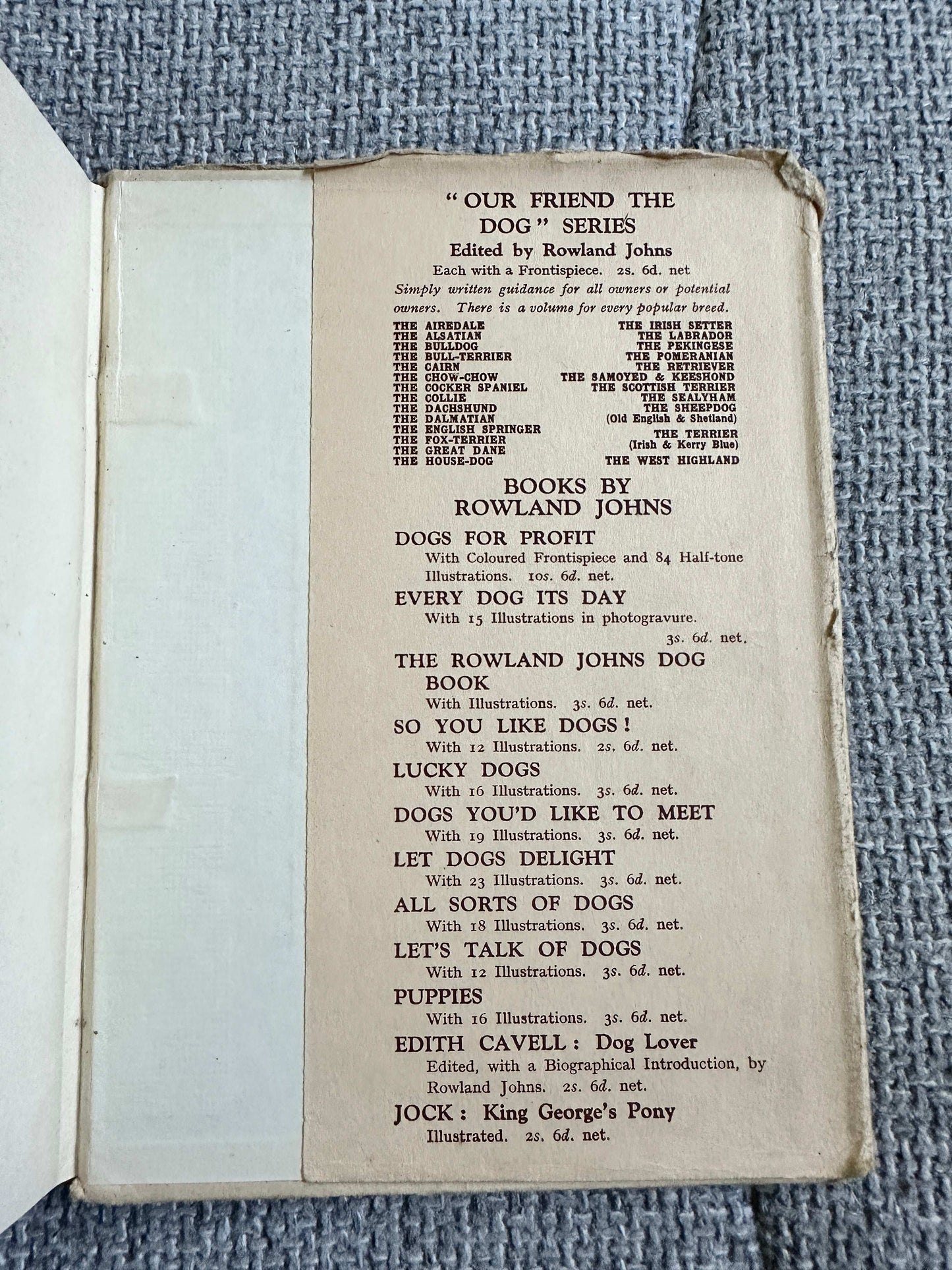 1937*1st* Roddie & Pat - C. B. Poultney (Methuen & Co Ltd)