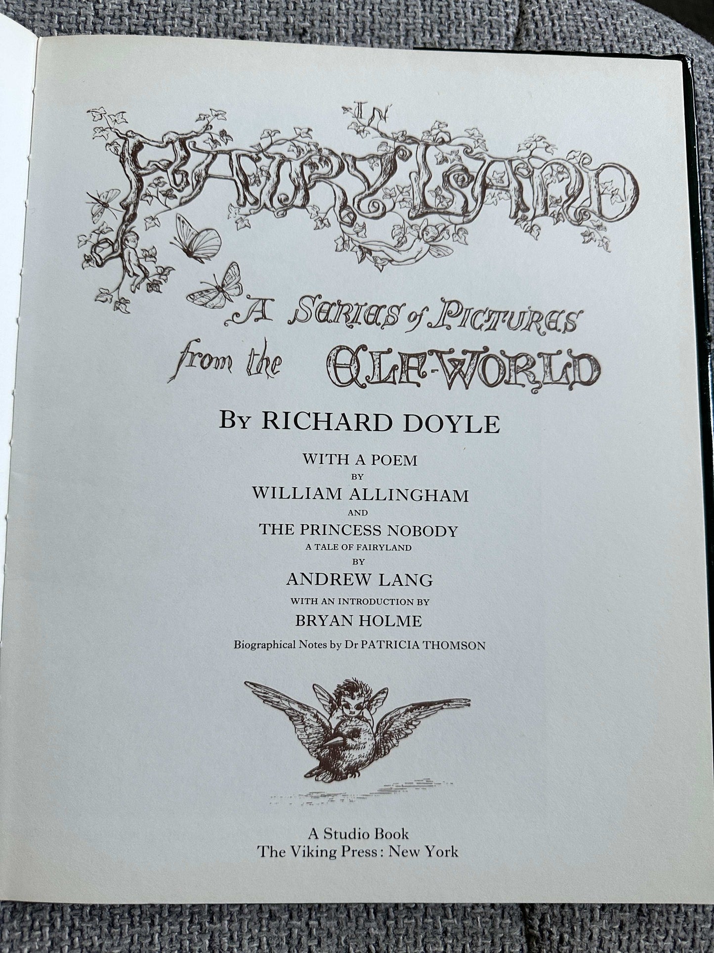 1979 In Fairyland Pictures From The Elf-World - Richard Doyle (The Viking Press)