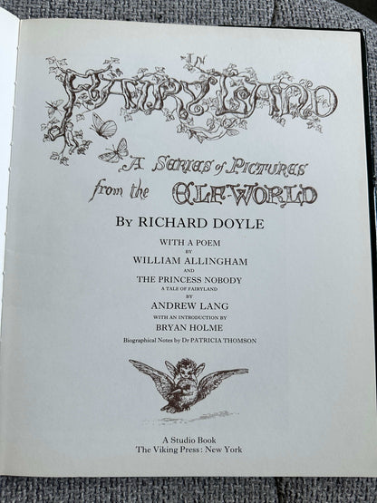1979 In Fairyland Pictures From The Elf-World - Richard Doyle (The Viking Press)