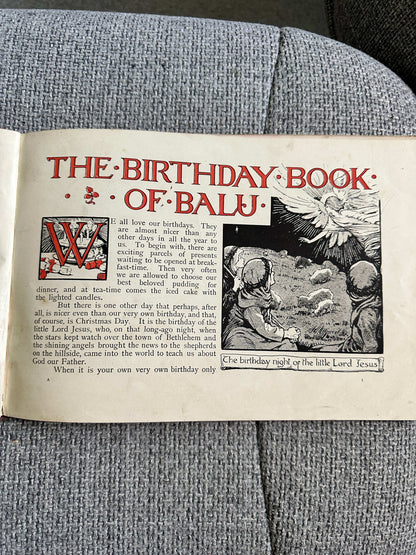 1921*1st* The Birthday Book Of Balu - Amy Steedman (Helen Jacob’s Illust) United Council For Missionary Education)l