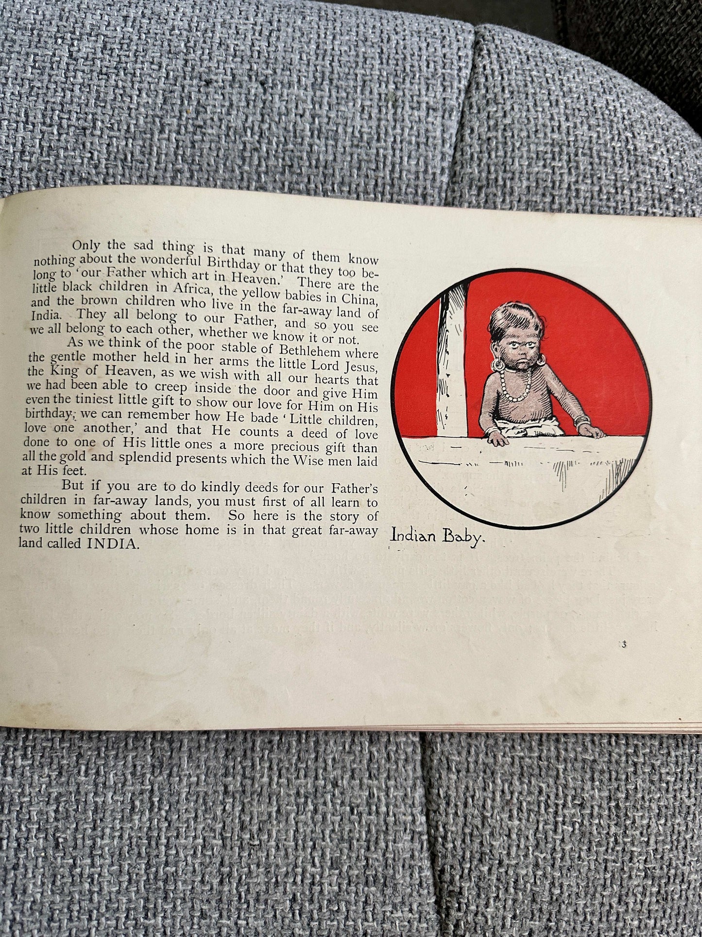 1921*1st* The Birthday Book Of Balu - Amy Steedman (Helen Jacob’s Illust) United Council For Missionary Education)l