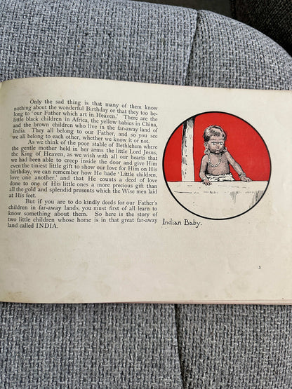1921*1st* The Birthday Book Of Balu - Amy Steedman (Helen Jacob’s Illust) United Council For Missionary Education)l