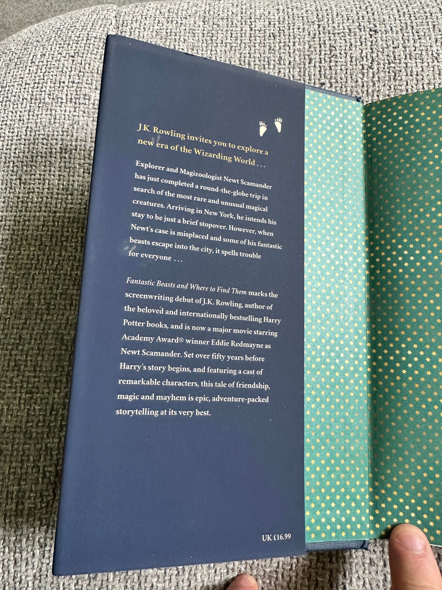2016*1st* Fantastic Beasts & Where To Find Them (The Original Screenplay) J. K. Rowling (Little Brown)
