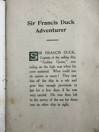 1916*1st* Sir Francis Duck Adventurer - Ernest Aris (Gale & Polden)
