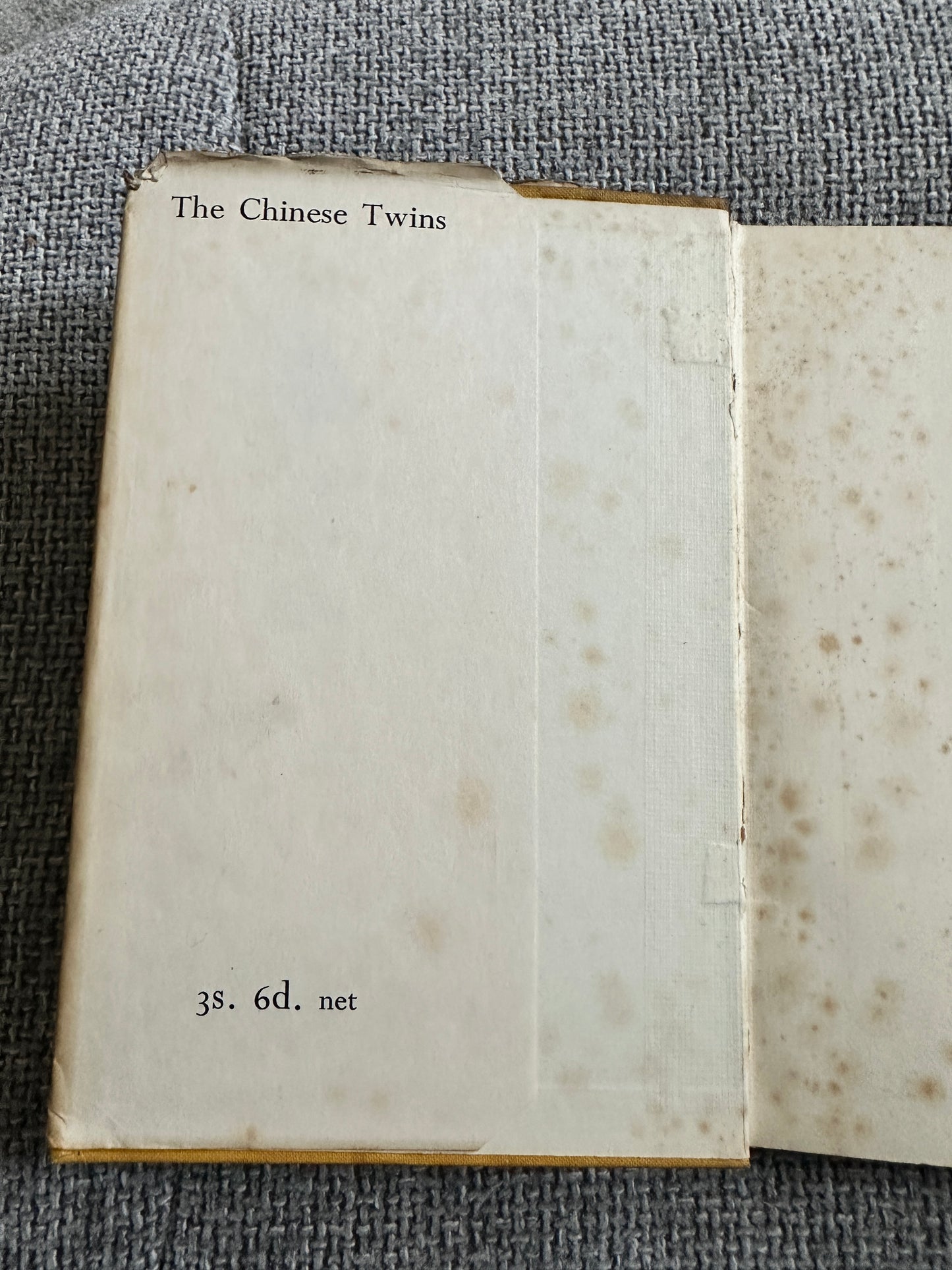 1939 The Chinese Twins - Lucy Fitch- Perkins(Rhoda Power intro)Jonathan Cape