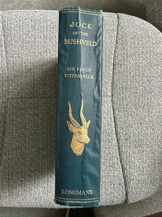 1939 Jock Of The Bushveld - Sir Percy Fitzpatrick ( E. Caldwell Illust) Longmans, Green & Co