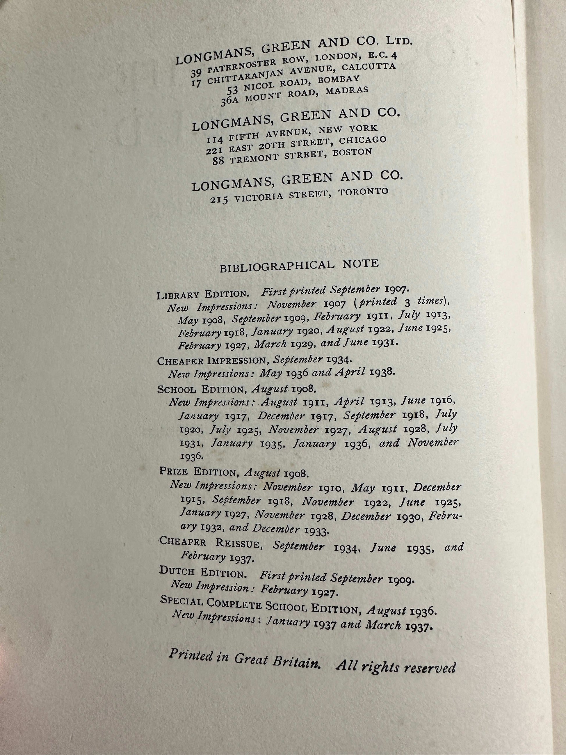1939 Jock Of The Bushveld - Sir Percy Fitzpatrick ( E. Caldwell Illust) Longmans, Green & Co