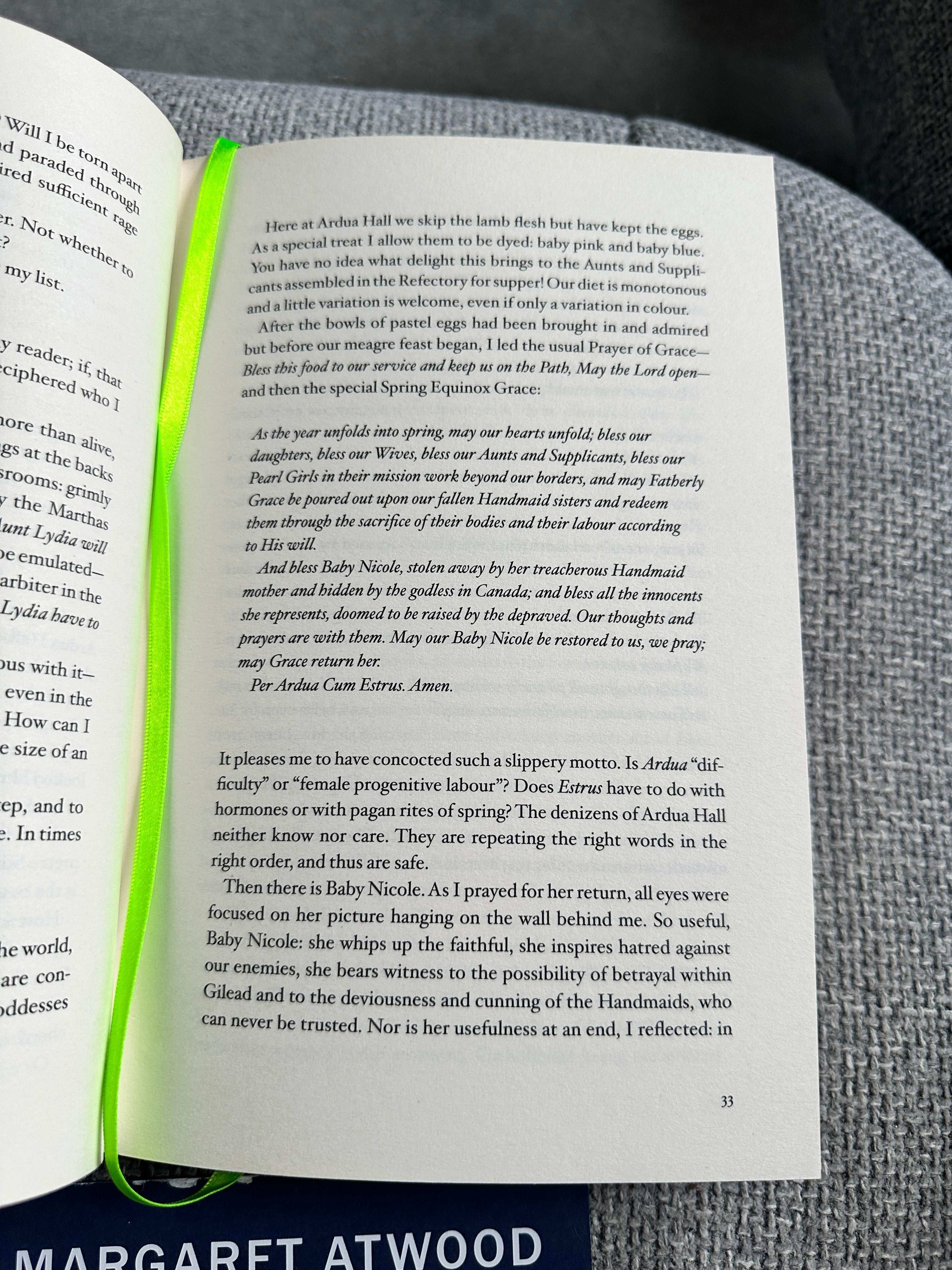 2019*1st* The Testaments - Margaret Atwood (Chatto & Windus) + Bookmark