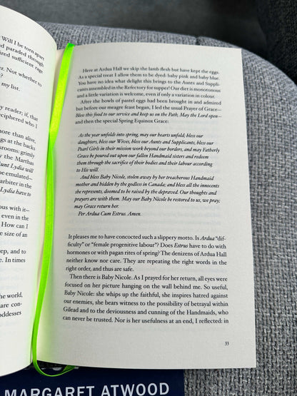 2019*1st* The Testaments - Margaret Atwood (Chatto & Windus) + Bookmark