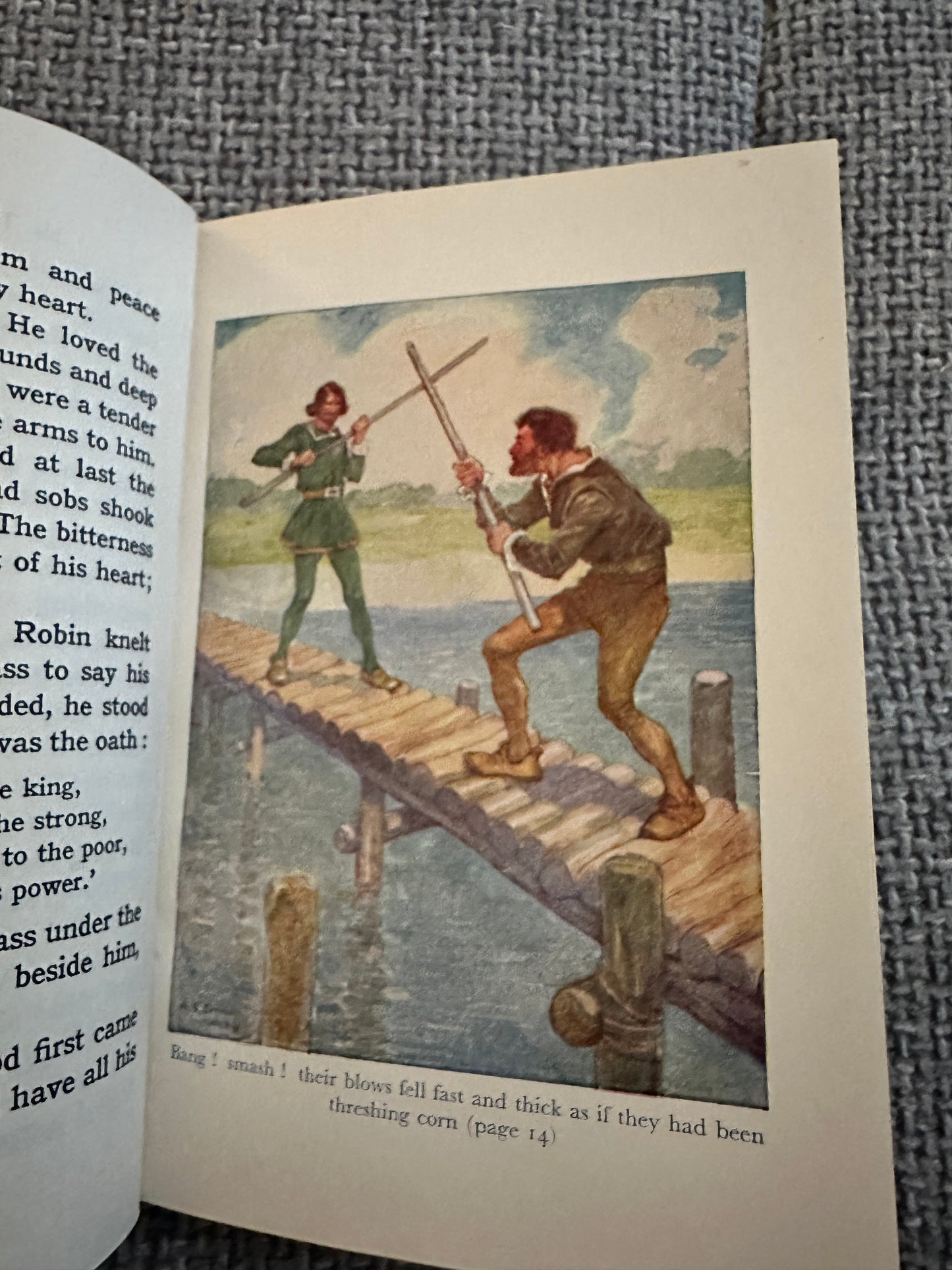 1950’s Stories Of Robin Hood(Told To The Children) - H. E. Marshall(A. S. Forrest Illust)Thomas Nelson & Sons Ltd