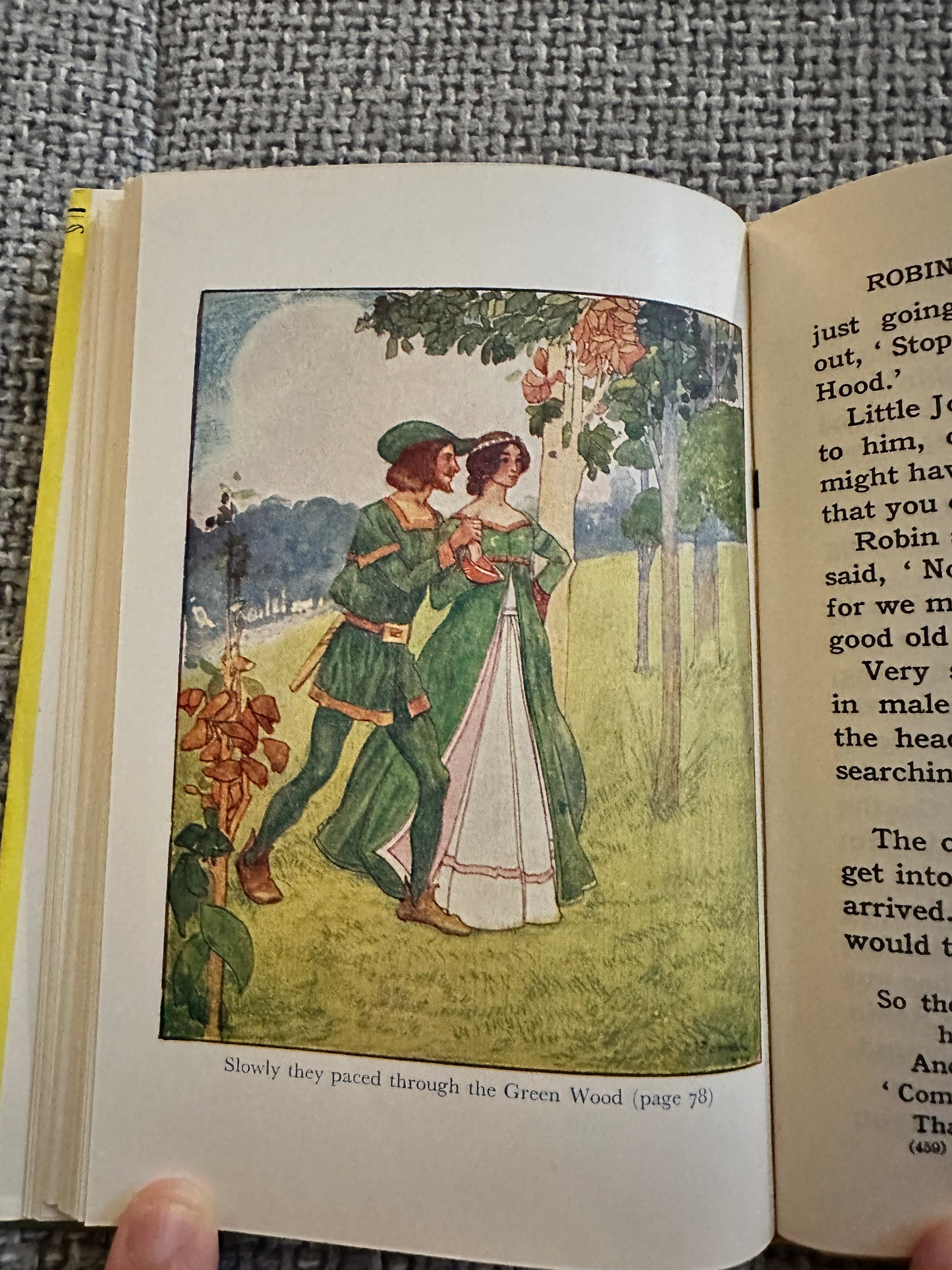 1950’s Stories Of Robin Hood(Told To The Children) - H. E. Marshall(A. S. Forrest Illust)Thomas Nelson & Sons Ltd