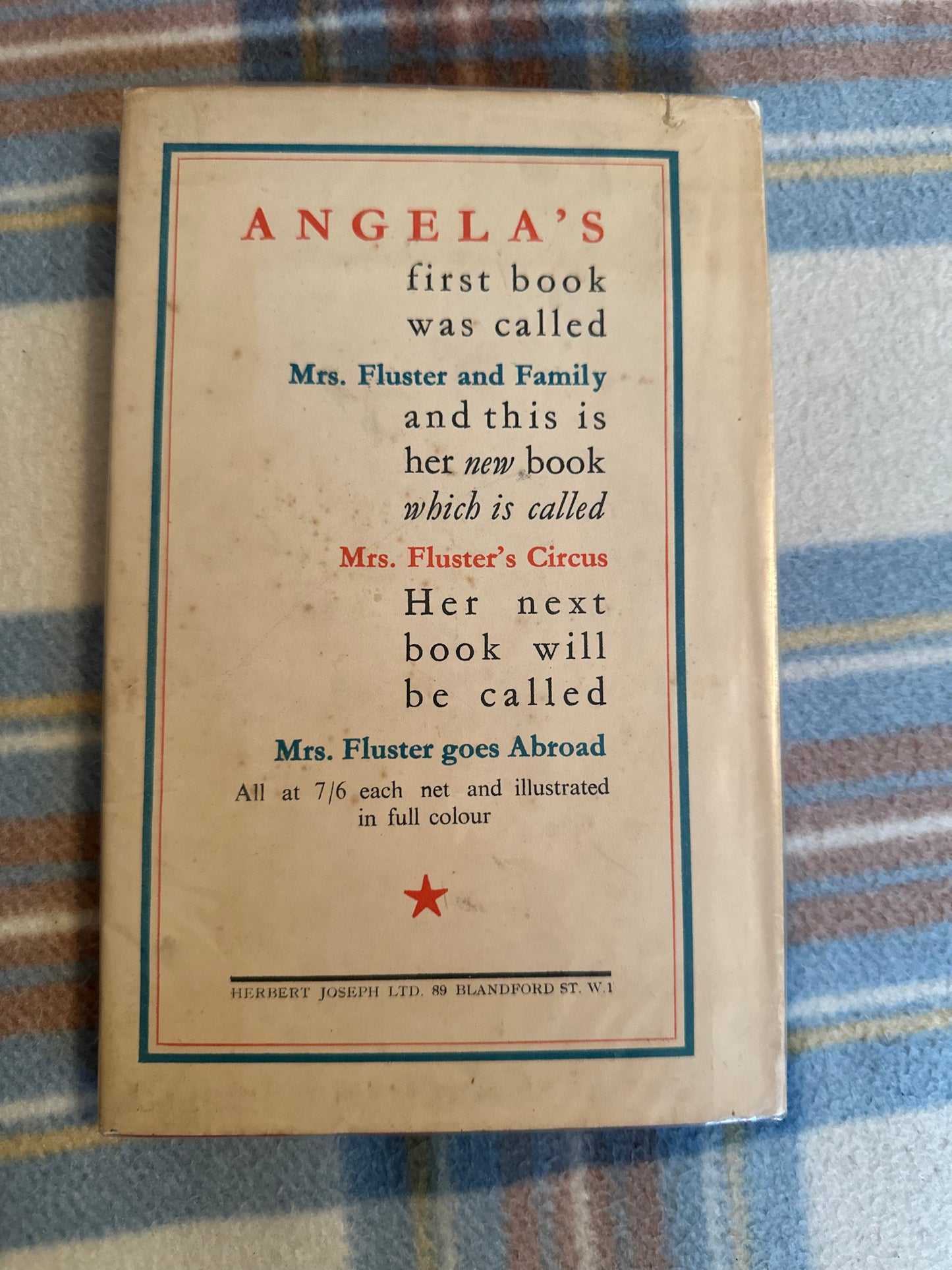 1948*1st* Mrs. Fluster’s Circus - Angela Ogden(12yrs old) Herbert Joseph Ltd.