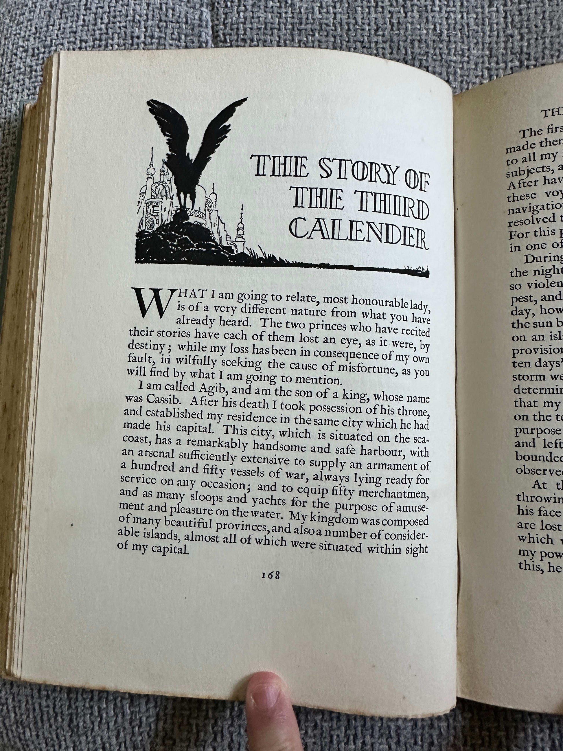 1932 Tales From The Arabian Nights - Intro by Emily Overend Lorimer (illustrated by Gordon Nicoll) Humphrey Milford Oxford University Press
