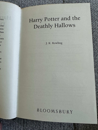2007*1st* Harry Potter & The Deathly Hallows - J. K. Rowling (Bloomsbury)