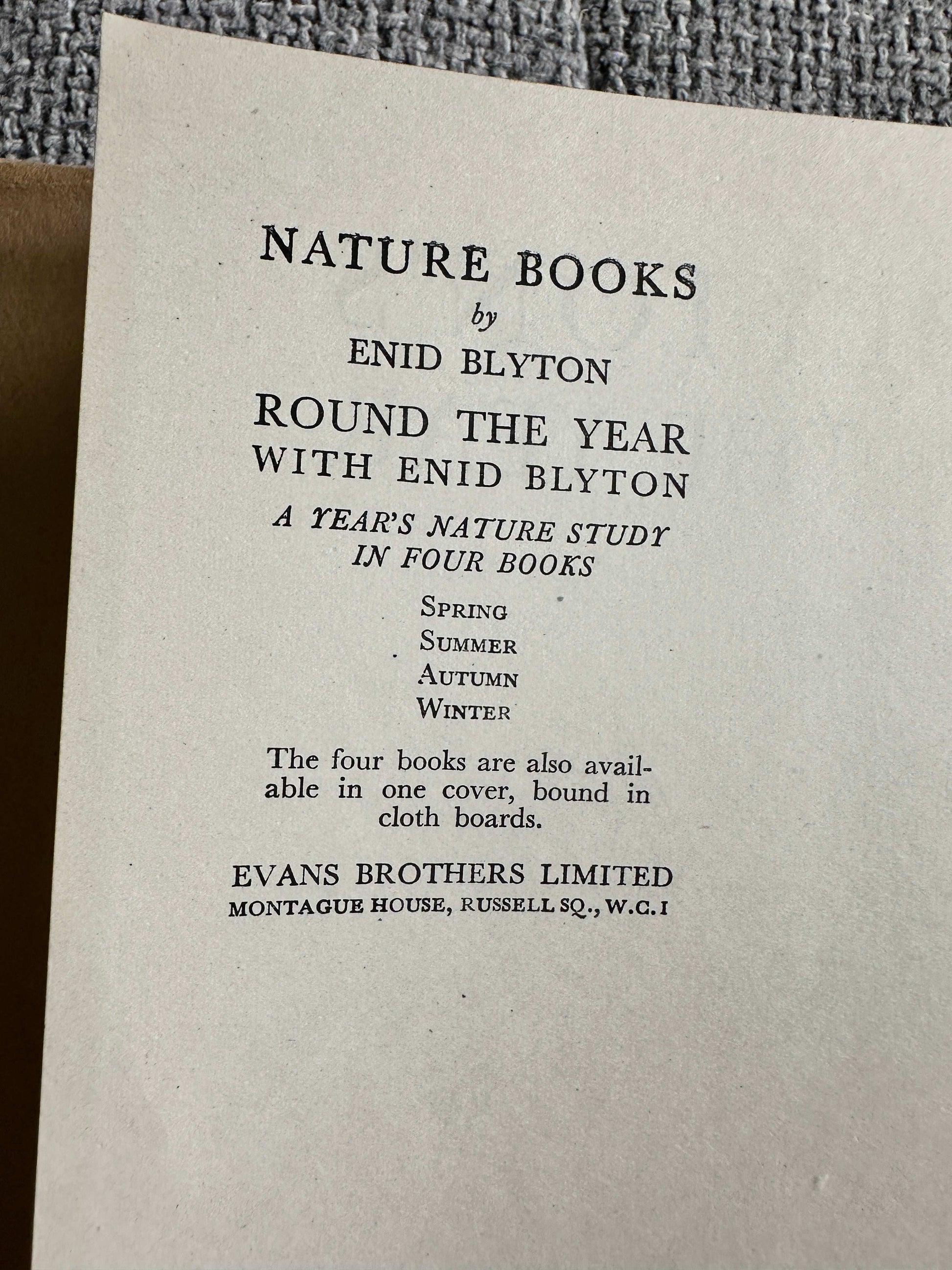 1942 Enid Blyton’s Book Of The Year (Music Alec Rowley Illust Harry Rountree) The Evans Brothers Published