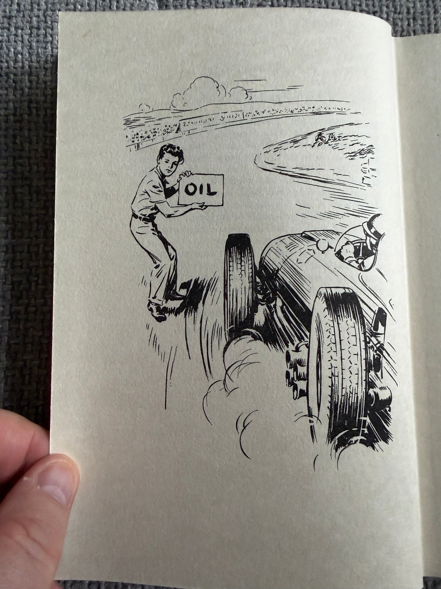 1959*1st* Carlotti Joins The Team - Mike Hawthorn (J. E. McConnell illust) Cassell Publisher