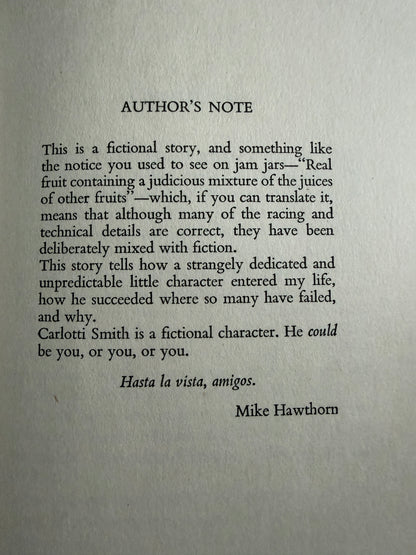 1959*1st* Carlotti Joins The Team - Mike Hawthorn (J. E. McConnell illust) Cassell Publisher