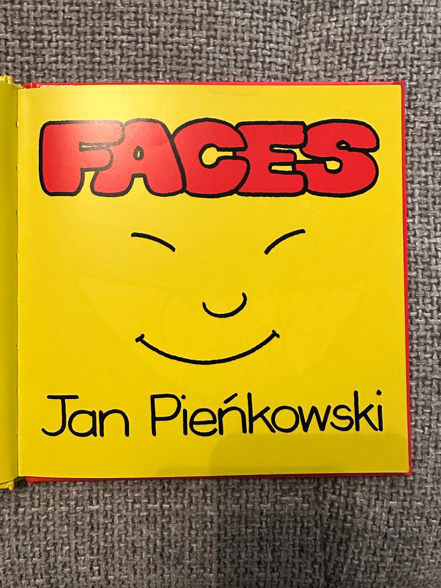 2008*1st* Faces - Jan Pieńkowski (Walker Books)