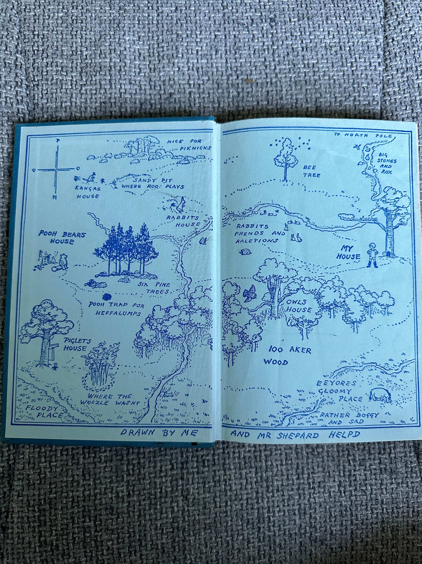 1974 Winnie-The-Pooh - A. A. Milne (E. H. Shepard Illust) Methuen Children’s Books