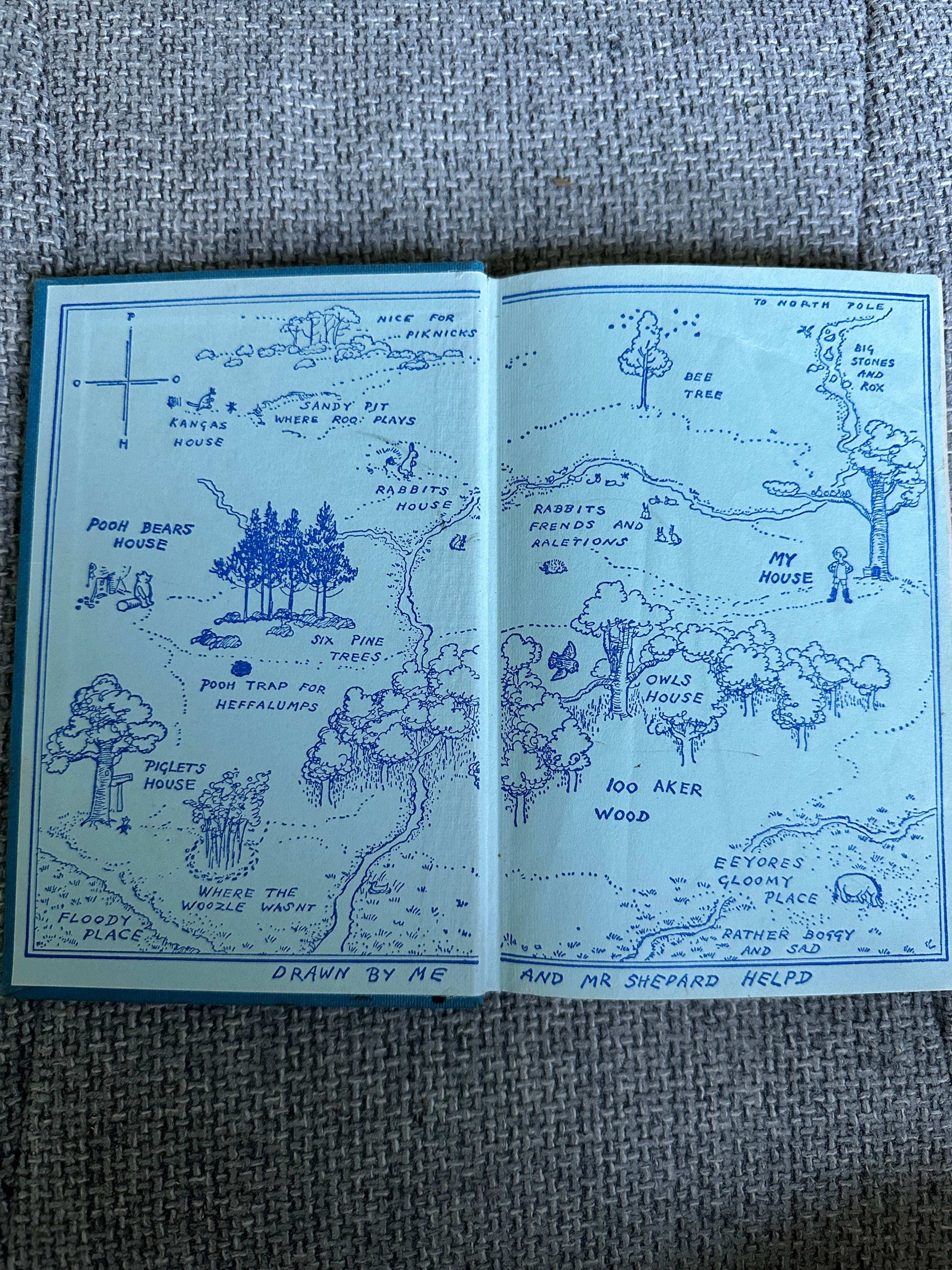1974 Winnie-The-Pooh - A. A. Milne (E. H. Shepard Illust) Methuen Children’s Books