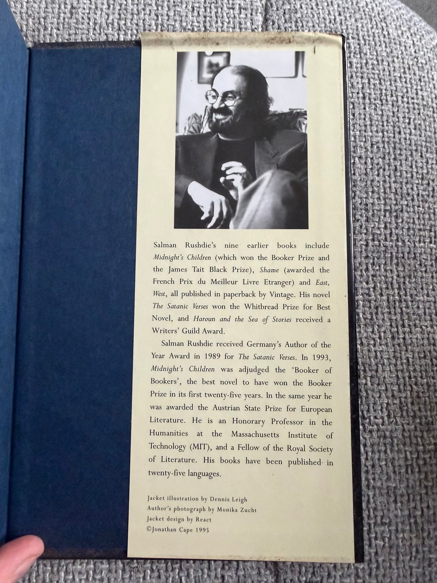 1995*1st* The Moor’s Last Sigh - Salman Rushdie (Jonathan Cape)