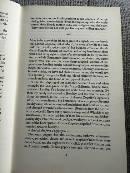 1995*1st* The Moor’s Last Sigh - Salman Rushdie (Jonathan Cape)