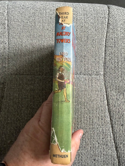 1953 Third Year At Malory Towers - Enid Blyton (Stanley Lloyd illust) Methuen & Co. Ltd.