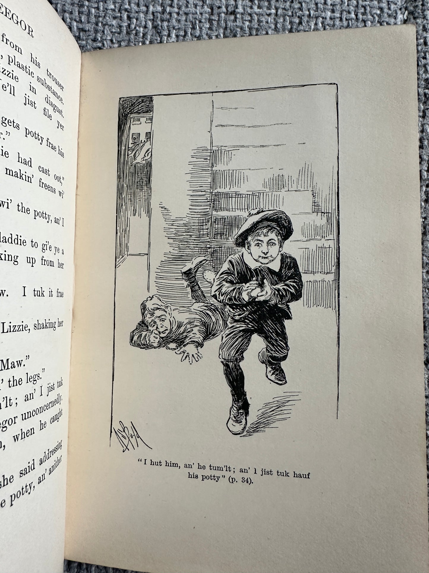 1903 Wee MacGreegor - J. J. B. (John Joy Bell) illust A. S. Boyd (The Scots Pictorial Publishing Co. Ltd.) - Honeyburn Books (UK)