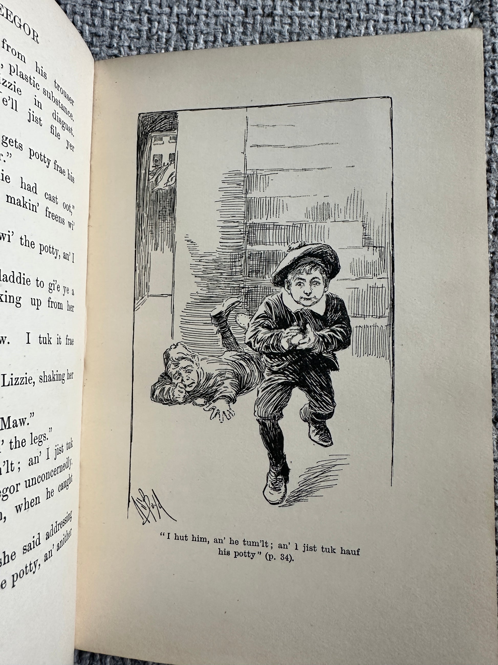 1903 Wee MacGreegor - J. J. B. (John Joy Bell) illust A. S. Boyd (The Scots Pictorial Publishing Co. Ltd.) - Honeyburn Books (UK)