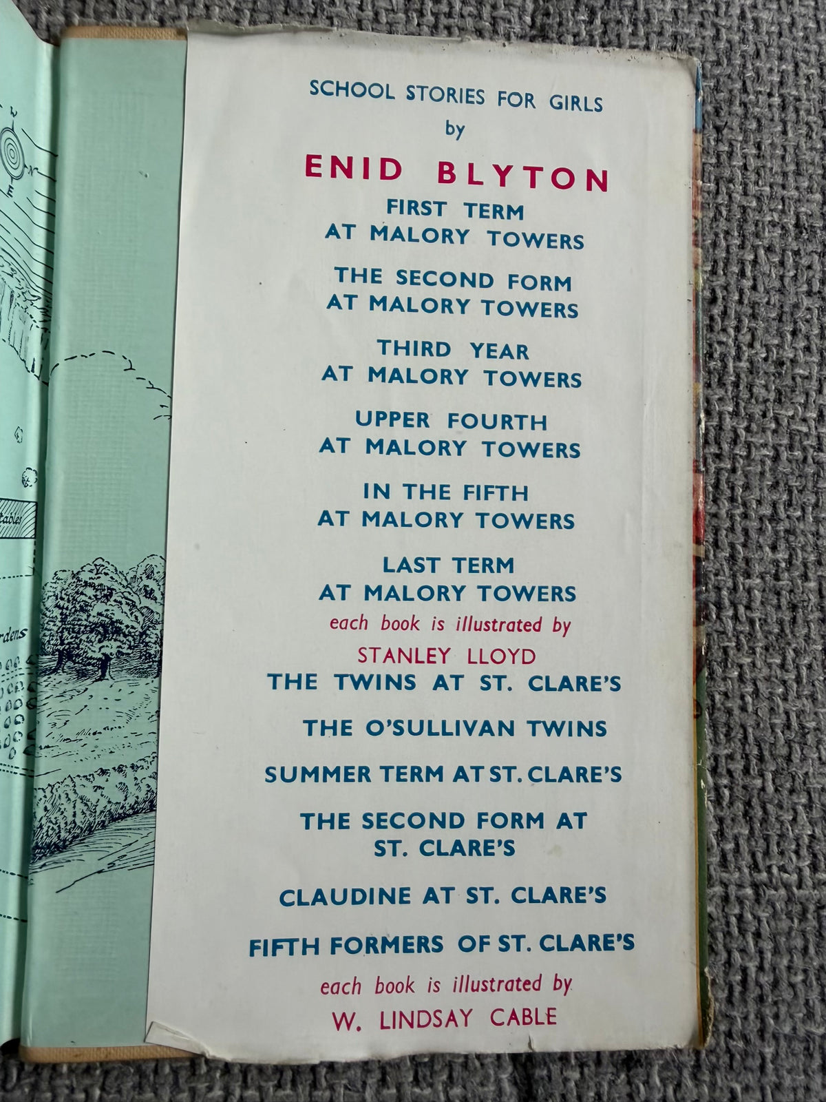 1953 Third Year At Malory Towers - Enid Blyton (Stanley Lloyd illust) Methuen & Co. Ltd.