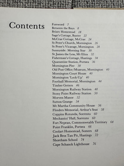 1989 Between The Bays: Mornington Peninsula- Joan Bognuda & Leslie M. Moorhead (Loch Haven Books) - Honeyburn Books (UK)
