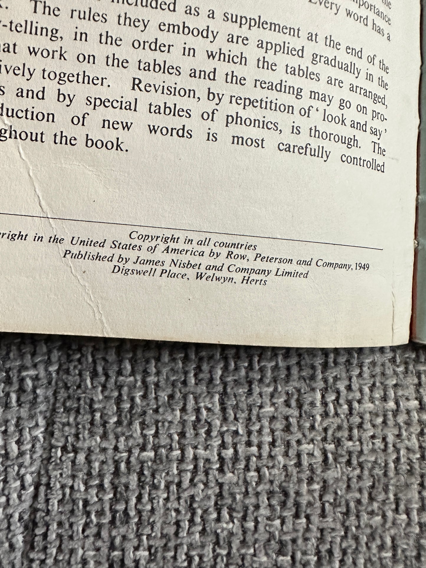 1949 Janet & John Book 2 - Mabel O’Donnell & Rona Munro (Florence & Margaret Hoopes)James Nisbet & Co Ltd