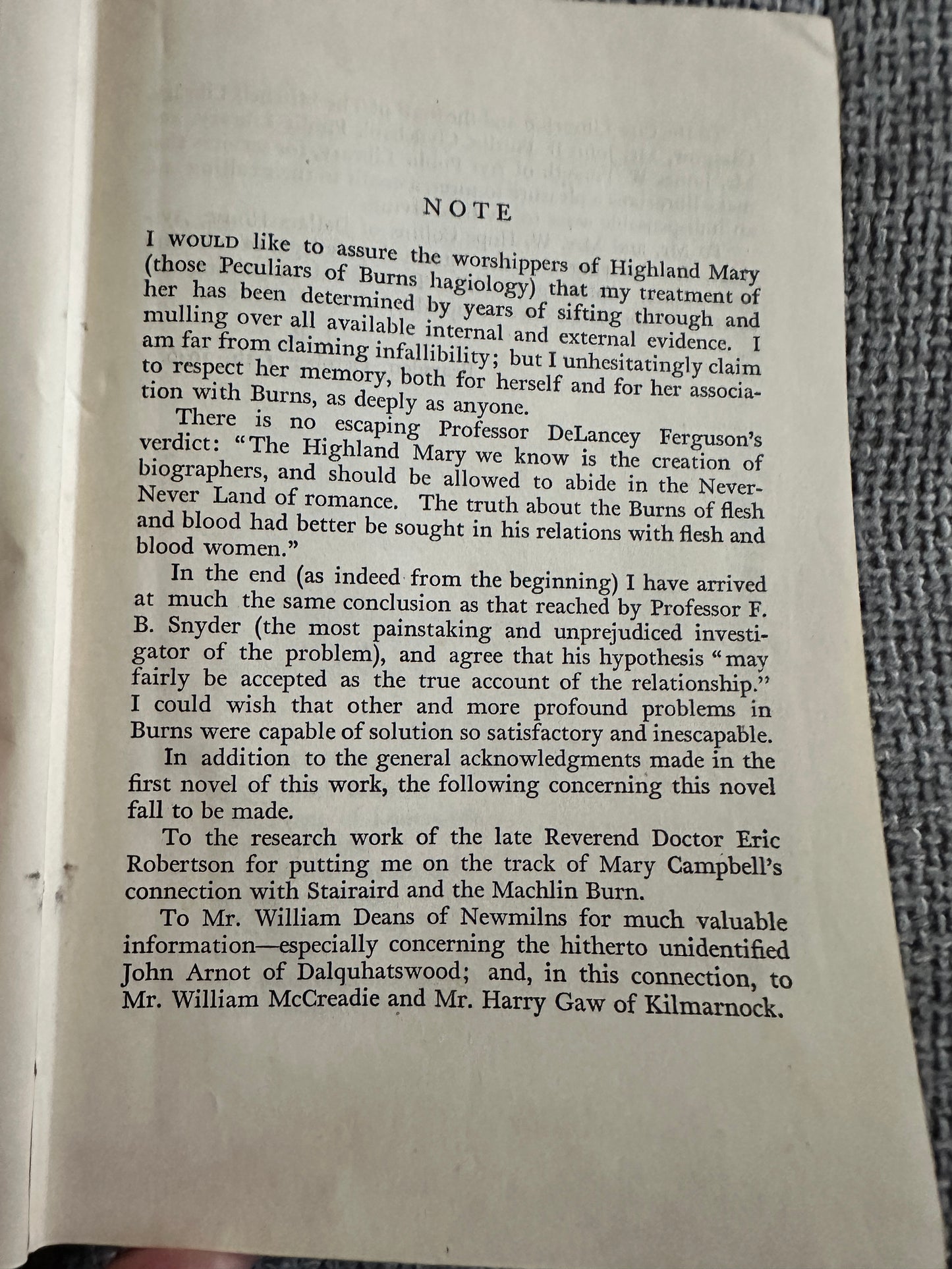 1947*1st* The Song In The Green Thorn Tree(A Novel of the life & loves of Robert Burns) James Barke(Collins)