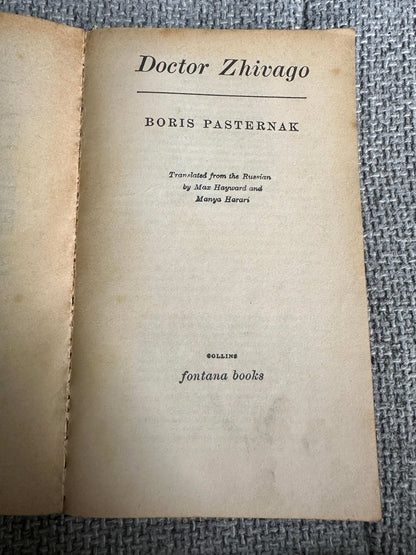 1968 Doctor Zhivago - Boris Pasternak (Fontana)