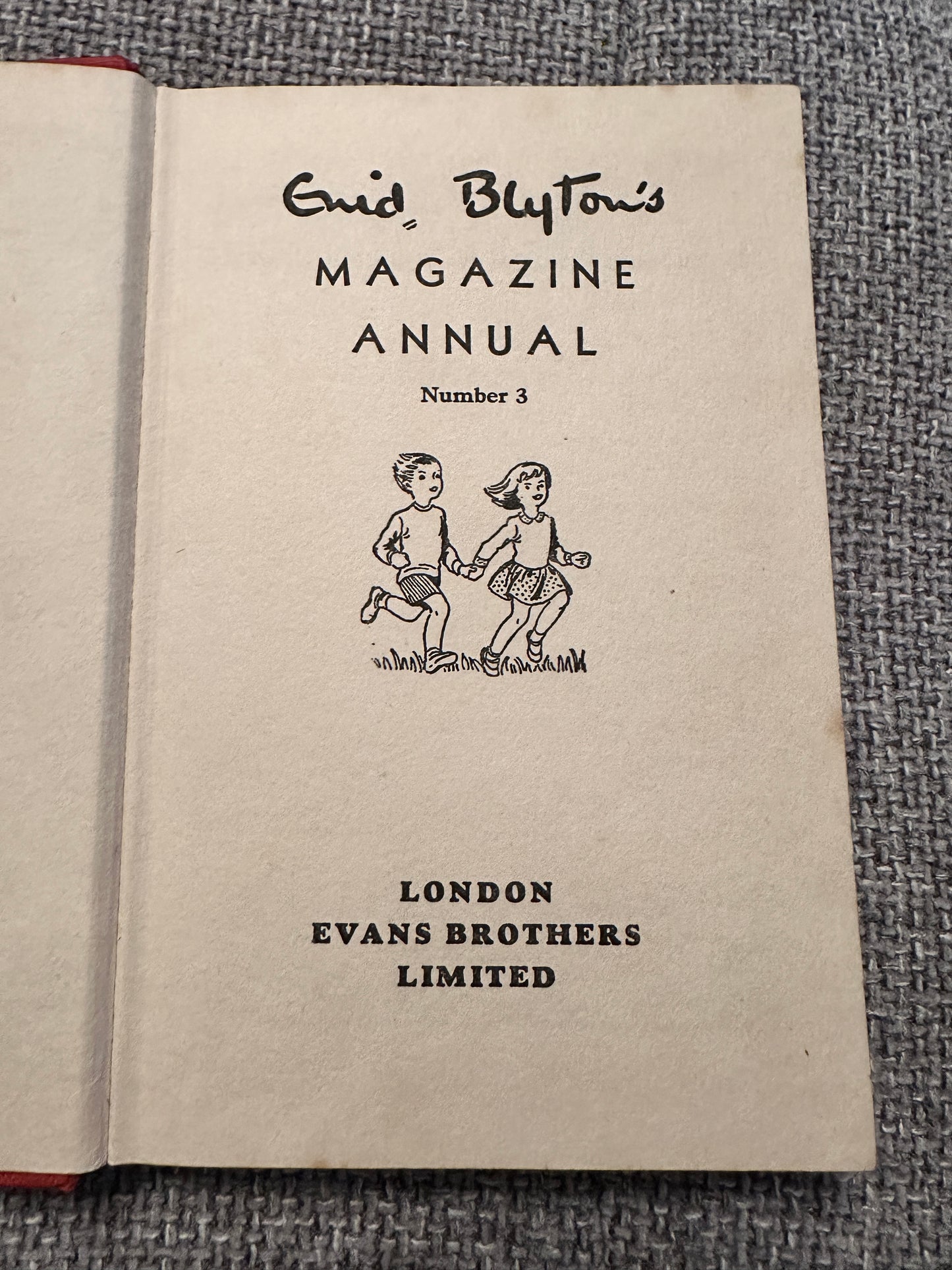 1956*1st* Enid Blyton’s Magazine Annual Number 3 (Joyce Johnston Illustrated) Evans Brothers