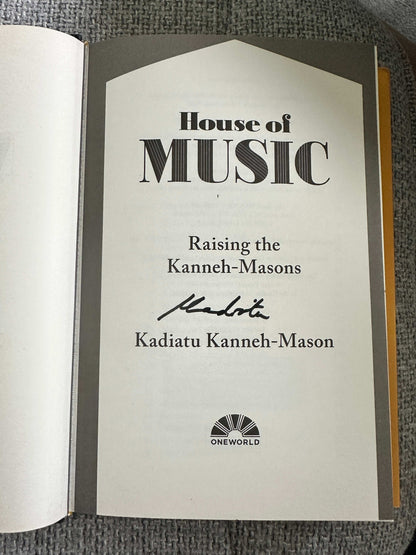2020*SIGNED 1st* House Of Music (Raising The Kanneh- Masons) - Kadiatu Kanneh-Mason (OneWorld)